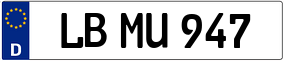 Truck License Plate